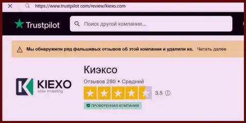Объективная оценка условий торговли дилингового центра Kiexo Com на информационном сервисе trustpilot com