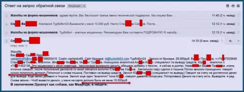 Мошенники из TurboBit 24 обворовали очередного клиента пенсионного возраста на 15 000 российских рублей